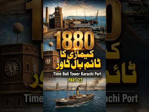 Why this 1880 Timeball tower was essential for Ships #history #karachi #curiosity