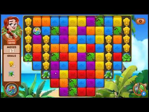 Lost Island Blast Adventure Level 1070 - NO BOOSTERS 🏝️ | SKILLGAMING ✔️