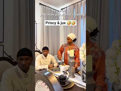 RAKEEM’S Parents, the struggle is Real 🤣🤣 #priscilla #jux #jp #shorts