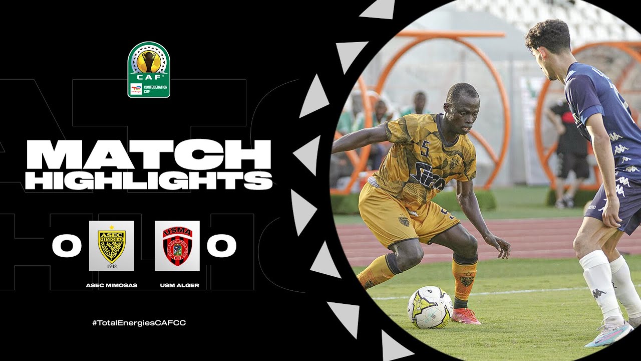 CAF Confederation Cup | Demi finale aller : ASEC Mimosas 0-0 USM Alger