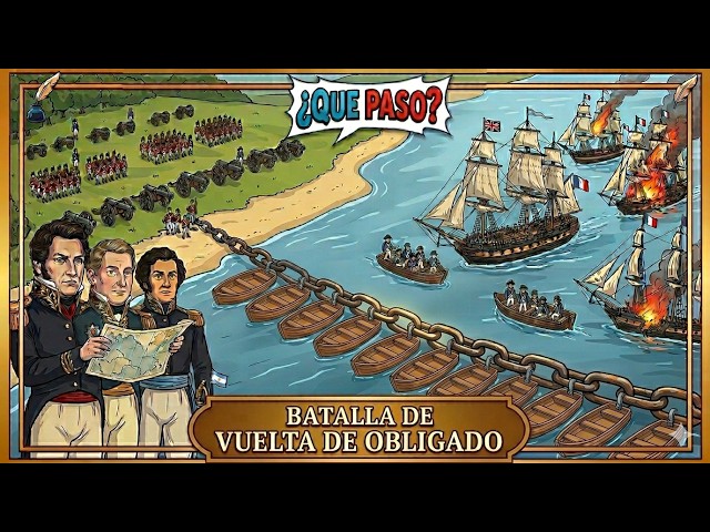 Vídeo relacionado con Vida y cartas del Almirante B. J. Sulivan: Combate de la Vuelta de Obligado 1845