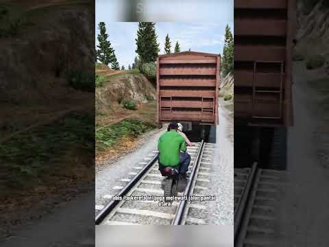 KEMANA TUJUAN KERETA API DI GTA 5 #shorts #gta5 #gta #short