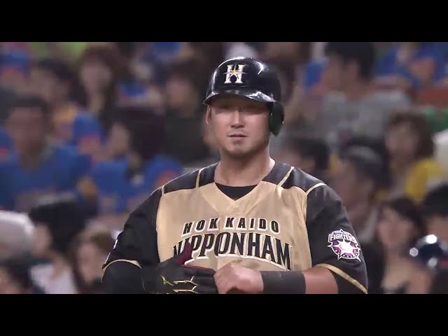 【8回表】4安打5打点!! ファイターズ・中田が勝負を決めにかかるタイムリー!! 2016/8/7 H-F