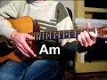 Синяя птица - Там где клен шумит - 2 Тональность ( Аm ) Как играть на гитаре песню ...