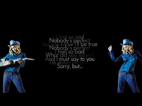 Madonna - Nobody's Perfect (Lyrics on Screen)
