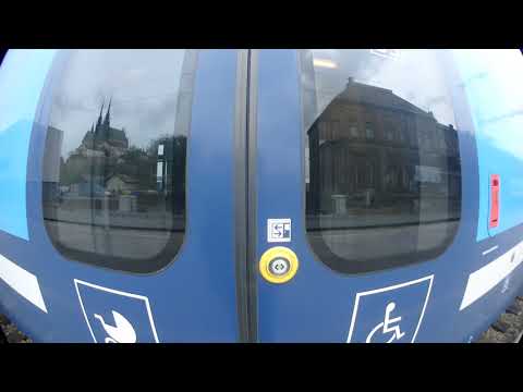 Otevírání dveří u vlaku InterPanter