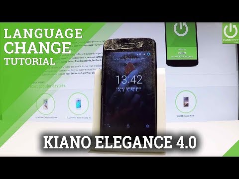 Change Language on KIANO Elegance 4.0 - Language Settings