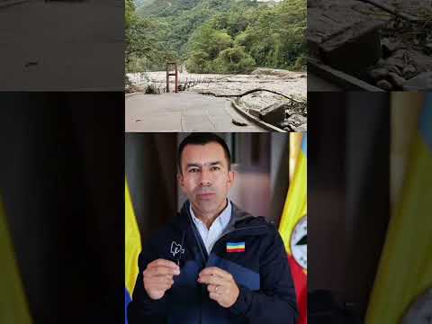 🚨 ¡EMERGENCIA EN GUAYABETAL! Colapsa puente por furia de las lluvias 🌉🌧️
