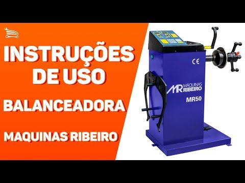 Balanceadora Manual de Rodas  Azul de 10 a 24Pol.  220V - Video