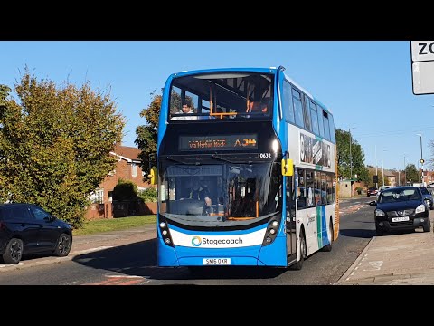 FLOORED: Route 62 | SN16OXR/10632 - Stagecoach North East: ADL E40D/ADL Enviro 400MM