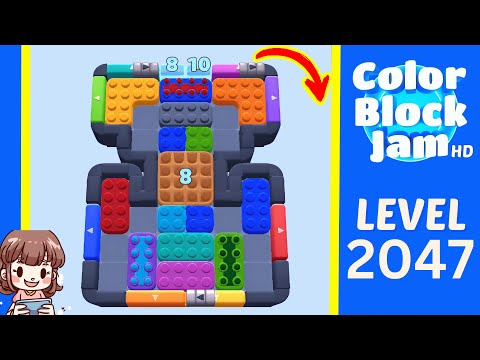 Color Block Jam Level 1149 (2047) Solution Walkthrough