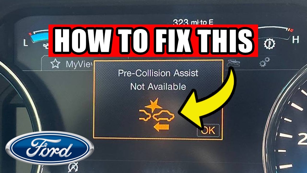 Ford : How to Fix Pre Collision Assist Not Available Warning