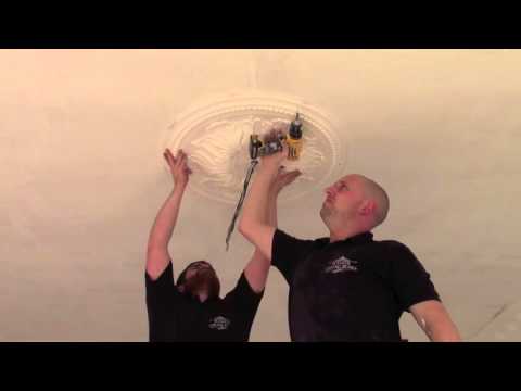 How to Install a Plaster Ceiling Rose