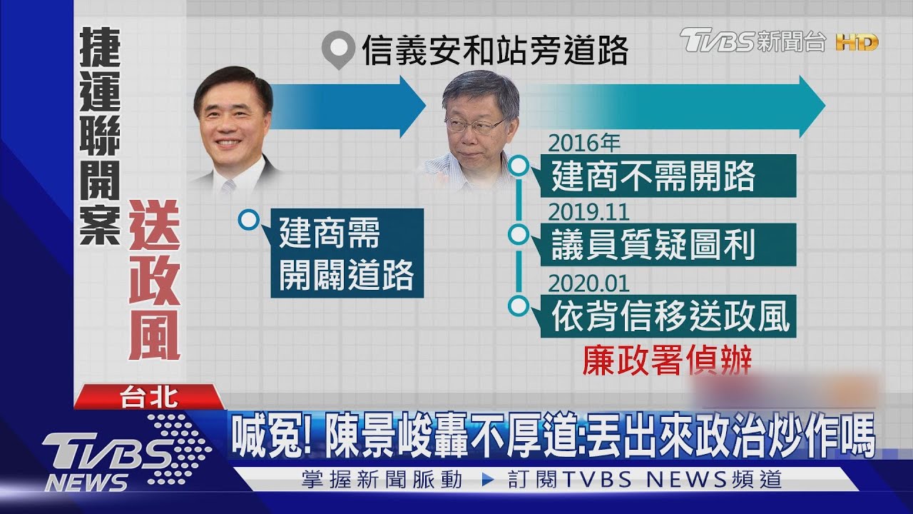 向綠宣戰? 柯以背信罪將陳景峻移送政風