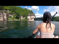 Deep water solo/ New River Gorge/ pirates cove