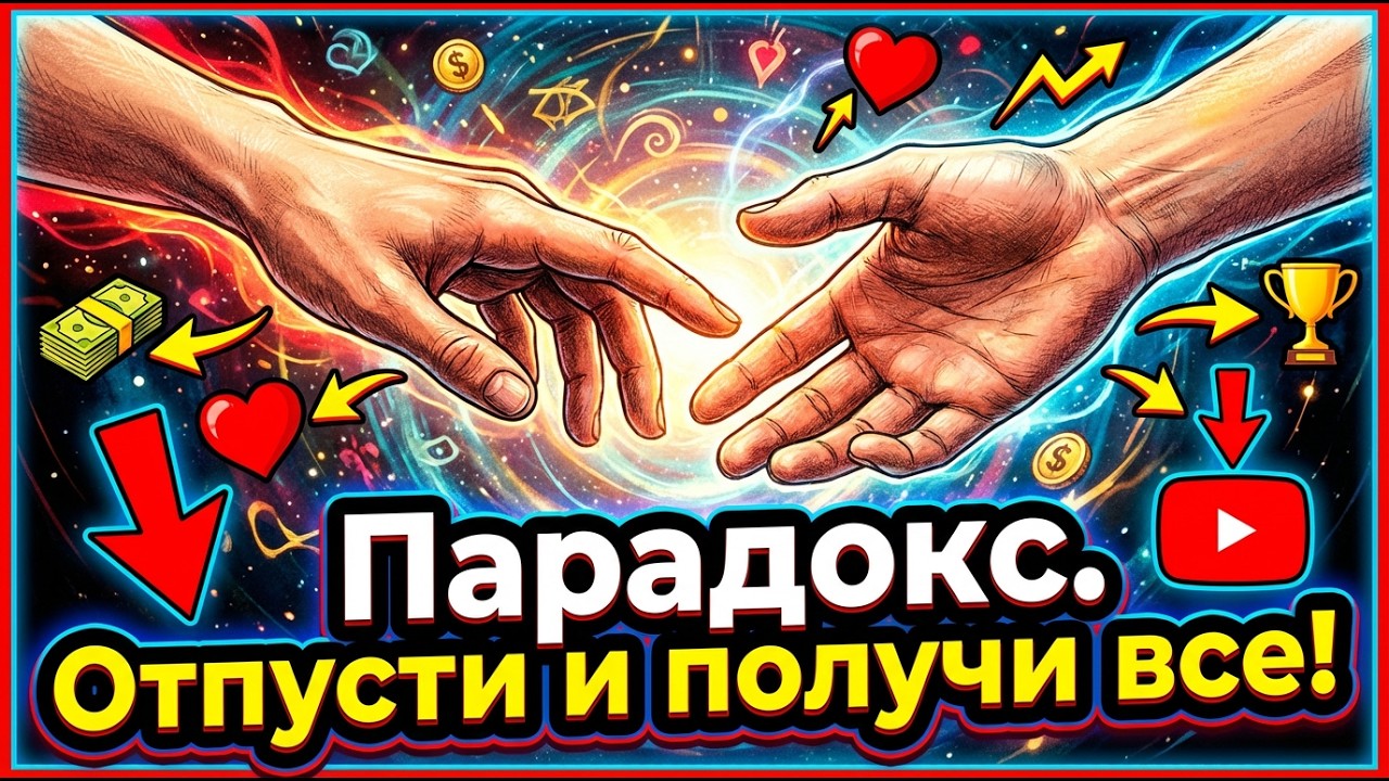 Вот почему, чтобы получить, сначала надо отпустить.