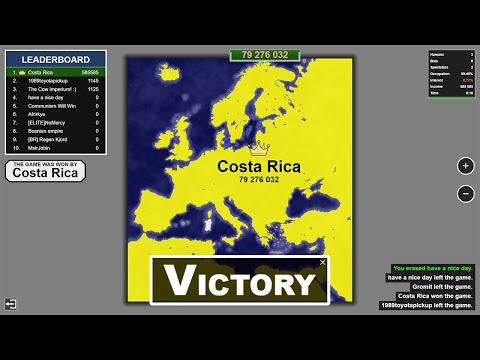 I Conquered Every Nation In This Battle Royale Free For All! Territory Games io - Territorial IO