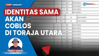 Ada Identitas Warga Terdata Double Bakal Mencoblos di TPS 006 Desa Buntu Karua-Toraja Utara