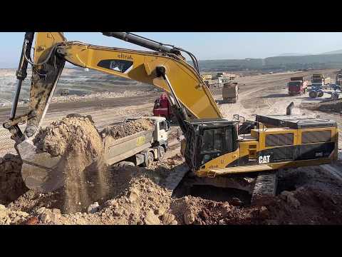 Massive Mining Operation in Action: CAT 385C, Liebherr Excavators & 16G Grader - Ektor Epe