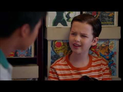 Young Sheldon Reads His First Comic Book And Overcomes His Fear Of Choking
