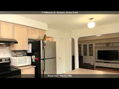 91 Williamson Dr., Brampton l7a3r6, Ontario - Virtual Tour