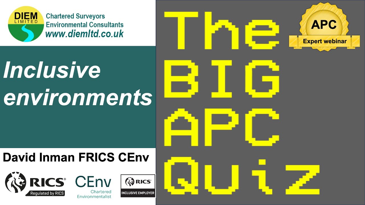 Inclusive environments - The Big APC Quiz