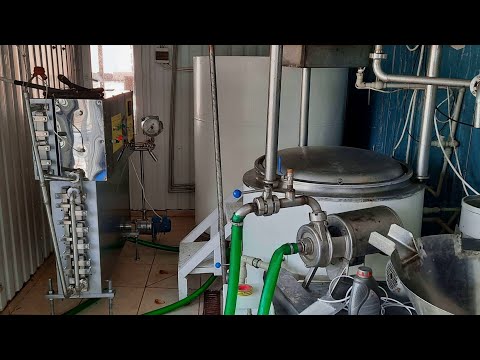 Пастеризатор молока проточный 1 т/ч УЗМ-1,0