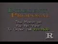 Indecent Proposal Pay Per View TV Spot 1993 Demi Moore Robert Redford Sade VHS Rip