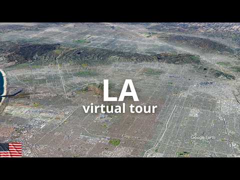 Los Angeles California Tour from Above - USA
