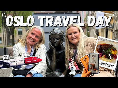 OSLO TRAVEL DAY🇳🇴 Edinburgh to Norway - Flytoget Train, Oslo Cathedral, & Reindeer at Engebret Café!