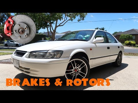 EBAY PERFORMANCE BRAKE PADS & ROTORS // TOYOTA Camry 1998 xv20
