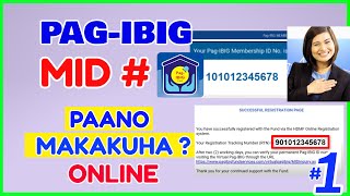PAGIBIG MID Number: How to GET MID and RTN Number sa Pag-IBIG Online - FREE