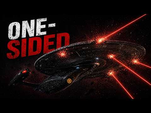 The Enterprise-E Didn’t Beat the Scimitar… It Survived It