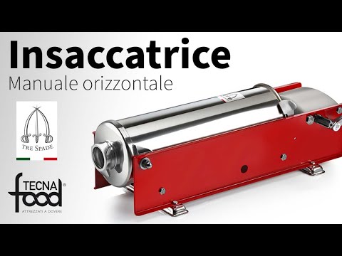 Insaccatrice manuale orizzontale