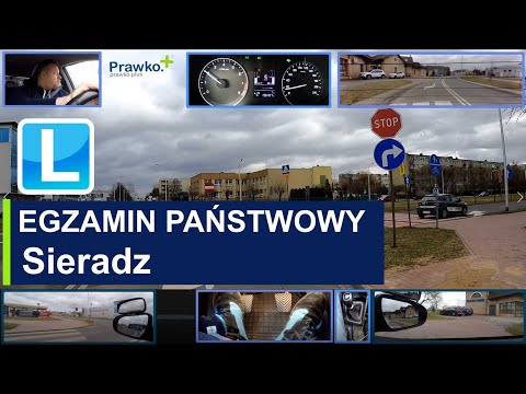 WORD Sieradz - Nagranie prawdziwego Egzaminu na Prawo jazdy - Całość Pobierz z www.Prawko.plus