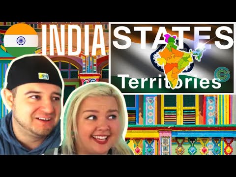 States and Territories of India Explained - Geography Now! | COUPLE REACTION VIDEO