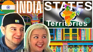 States and Territories of India Explained - Geography Now! | COUPLE REACTION VIDEO MQDEFAULT Thumbnail