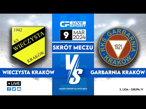 WIDEO: Wieczysta Kraków - Garbarnia Kraków 4-0 [SKRÓT MECZU]