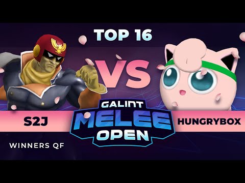 Galint Melee Open: Spring Edition - S2J (Captain Falcon) vs Hungrybox (Jigglypuff) - Top 16 WQF