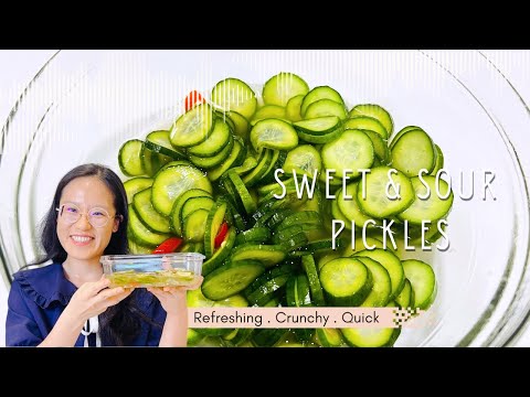 Refreshing Taiwanese Sweet & Sour Pickled Cucumber 🥒 | Easy & Crunchy Side Dish!