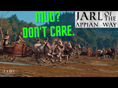 Chariots that STRIDE through terrain types. Troy Multiplayer Battle #151