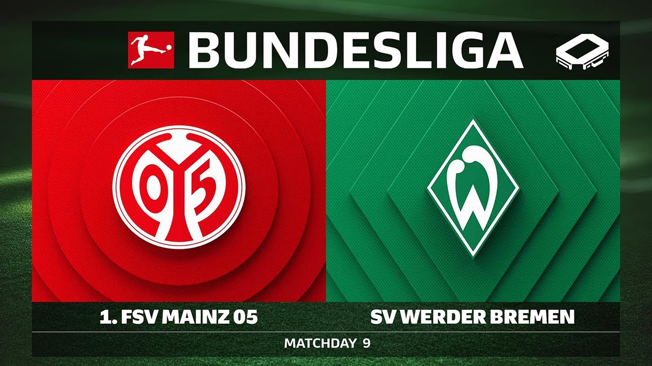 1. FSV Mainz 05 vs. SV Werder Bremen | Matchday 9 - Bundesliga 2025/26