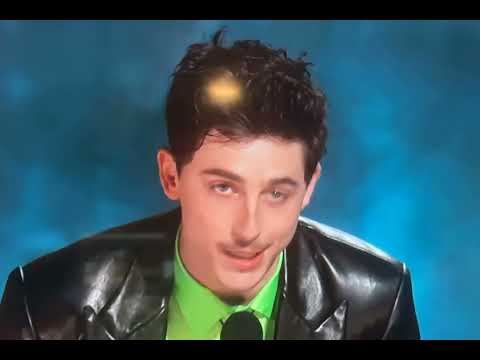 Timothée Chalamet wins SAG Award 2025