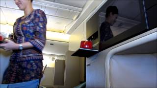 preview picture of video 'Singapore Airlines Boeing 777-300ER in Business class, Tokyo - Singapore'