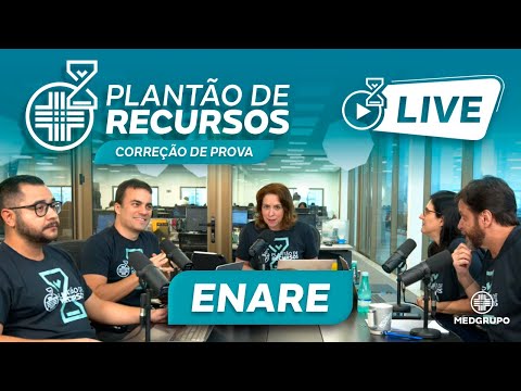 LIVE Plantão de Recursos MEDGRUPO - ENARE