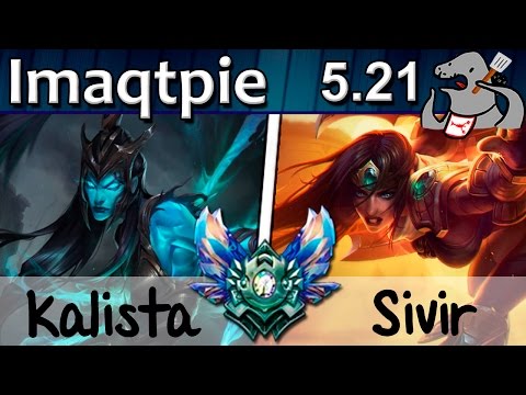 Imaqtpie - Kalista/Nautilus vs Sivir/Soraka - ADC - Diamond S5 | 437