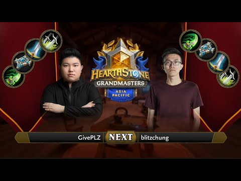 GivePLZ vs blitzchung | 2021 Hearthstone Grandmasters Asia-Pacific | Winner | Season 1 | Playoffs