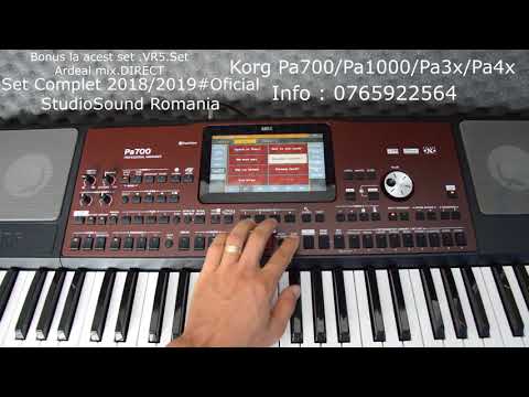 Set Complet Korg Pa700/Pa1000/Pa3x/Pa4x.2018/2019