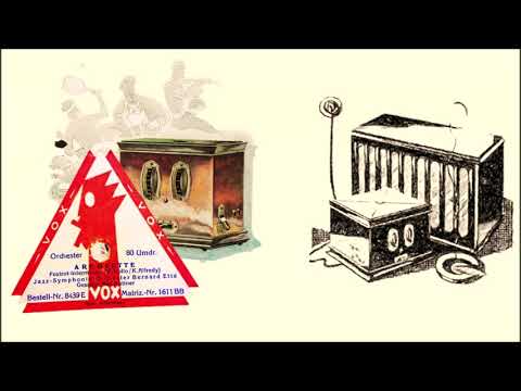 Arcolette! - Werbeplatte für die TELEFUNKEN "Arcolette" -  Bernhard Ette, 1926