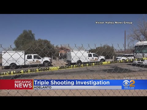 2 Killed, 1 Injured In Triple Shooting In Adelanto